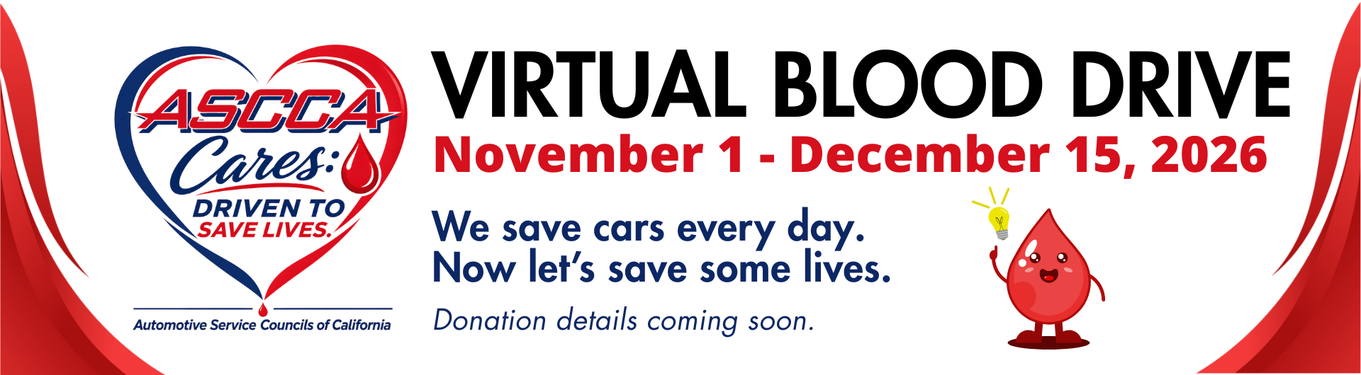 Virtual Blood Drive Banner